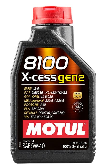 Motul 8100 X-cess GEN2 5W40 1L