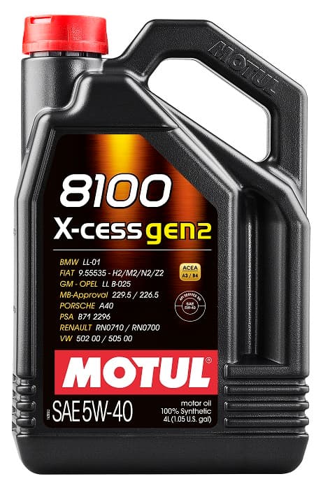Motul 8100 X-cess GEN2 5W40 4L